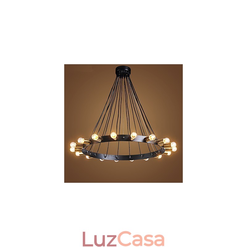 Lustre nórdico criativo Retro Industria Penthouse