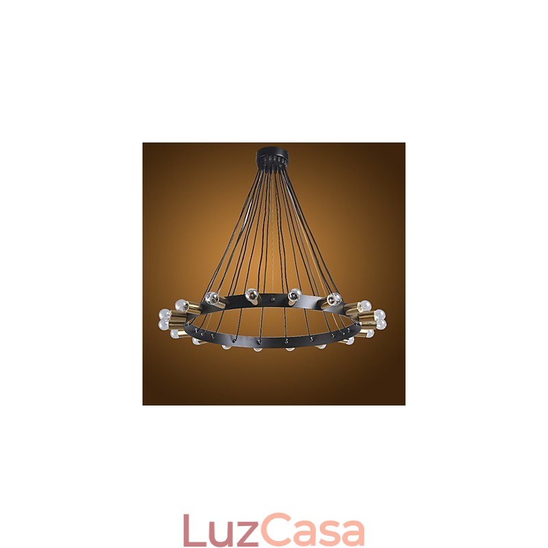 Lustre nórdico criativo Retro Industria Penthouse