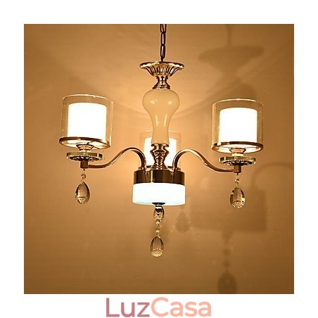 Característica eletrogalvanizada contemporânea moderna para lustre de metal cristal Característica eletrogalvanizada contemporânea moderna para lustre de metal cristal