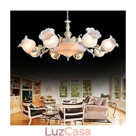 Lustre Tradicional Clássico Vintage Retro Metal Lustre Tradicional Clássico Vintage Retro Metal