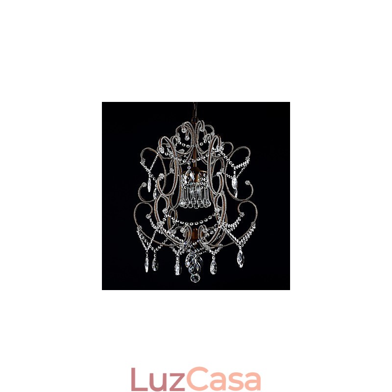 Lustre moderno design vintage lustre loft luminária de cristal lustre luminária suspensa