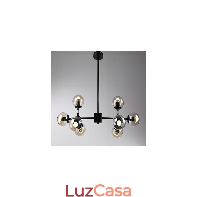 Pintura clássica tradicional retrô para lustre de metal estilo mini