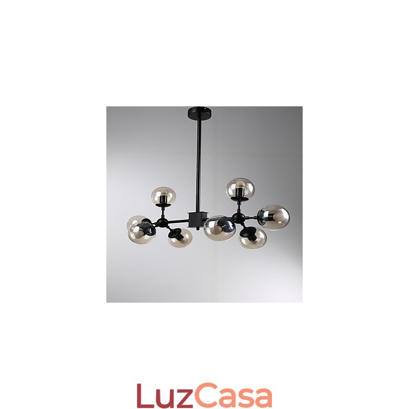 Pintura clássica tradicional retrô para lustre de metal estilo mini