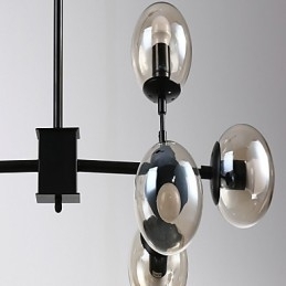 Pintura clássica tradicional retrô para lustre de metal estilo mini