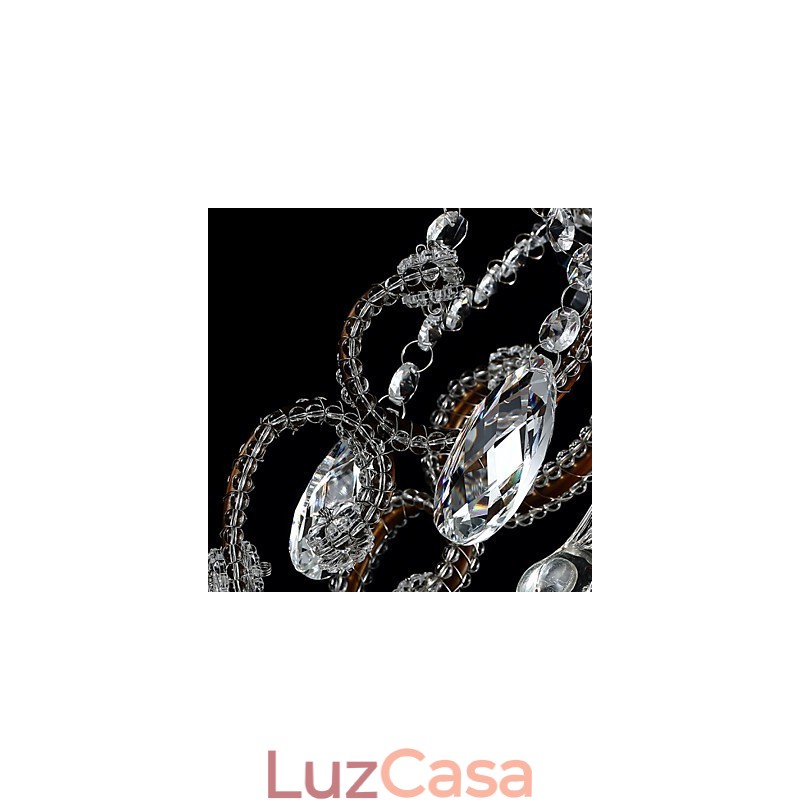 Lustre moderno design vintage lustre loft luminária de cristal lustre luminária suspensa