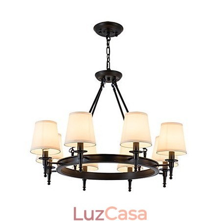 Lustre de 8 luzes embutido, uma luz, dois estilos, moderno, contemporâneo, tradicional, clássico, rústico, pintura Lustre de 8 luzes embutido, uma luz, dois estilos, moderno, contemporâneo, tradicional, clássico, rústico, pintura