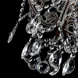 Lustre moderno design vintage lustre loft luminária de cristal lustre luminária suspensa