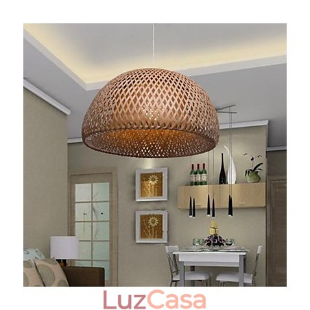 Lustre de bambu vintage criativo para casa Lustre de bambu vintage criativo para casa