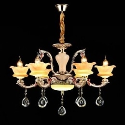Moderno Contemporâneo Tradicional Clássico Liga de Zinco Recurso para Cristal Mini Estilo Metal Pendente Luz