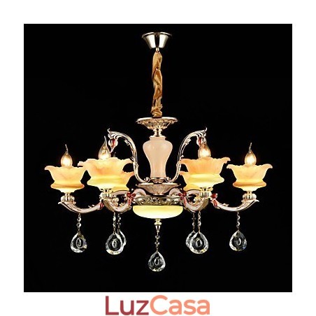 Moderno Contemporâneo Tradicional Clássico Liga de Zinco Recurso para Cristal Mini Estilo Metal Pendente Luz Moderno Contemporâneo Tradicional Clássico Liga de Zinco Recurso para Cristal Mini Estilo Metal Pendente Luz