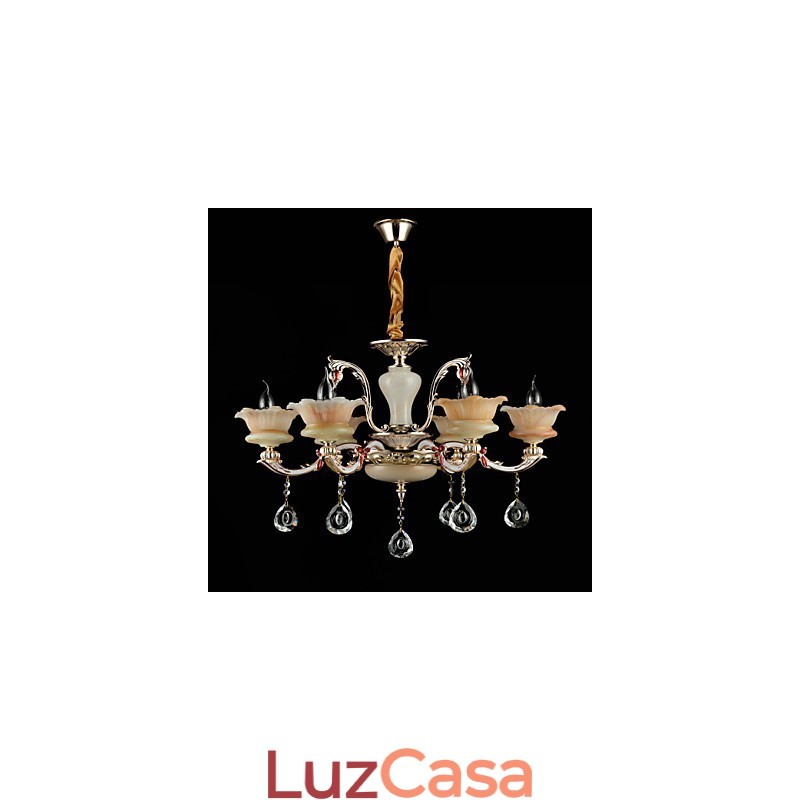 Moderno Contemporâneo Tradicional Clássico Liga de Zinco Recurso para Cristal Mini Estilo Metal Pendente Luz