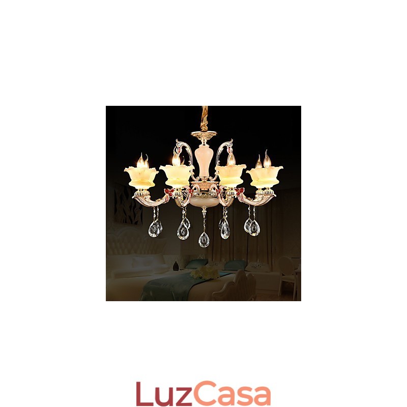 Moderno Contemporâneo Tradicional Clássico Liga de Zinco Recurso para Cristal Mini Estilo Metal Pendente Luz