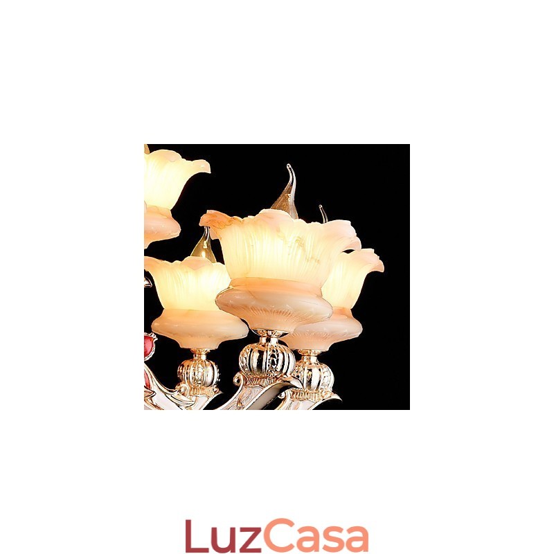 Moderno Contemporâneo Tradicional Clássico Liga de Zinco Recurso para Cristal Mini Estilo Metal Pendente Luz
