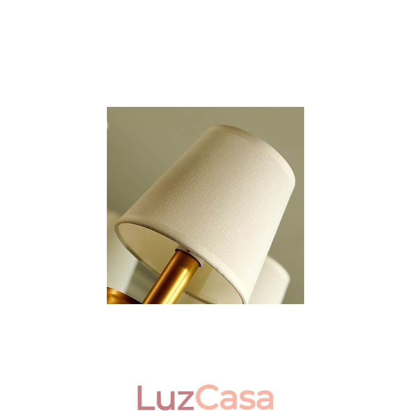 Lustre todo em cobre Lustre decorativo em jade D