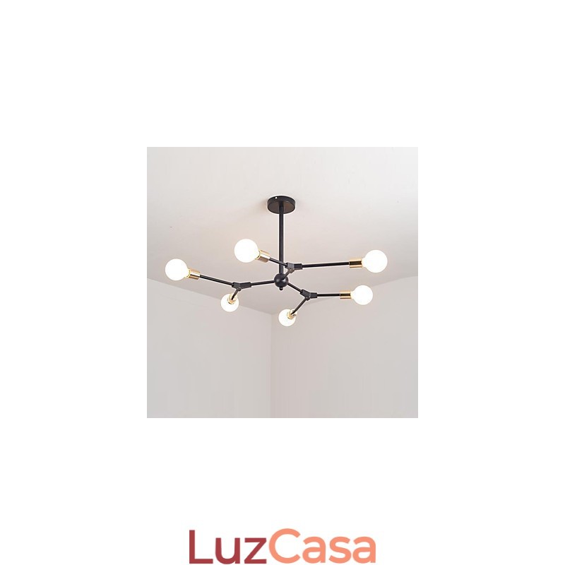 Luminária pendente tradicional clássica com pintura para estilo mini madeira bambu