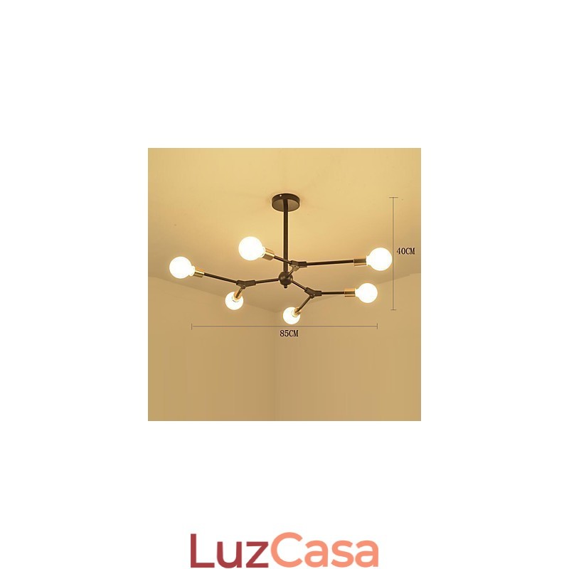 Luminária pendente tradicional clássica com pintura para estilo mini madeira bambu