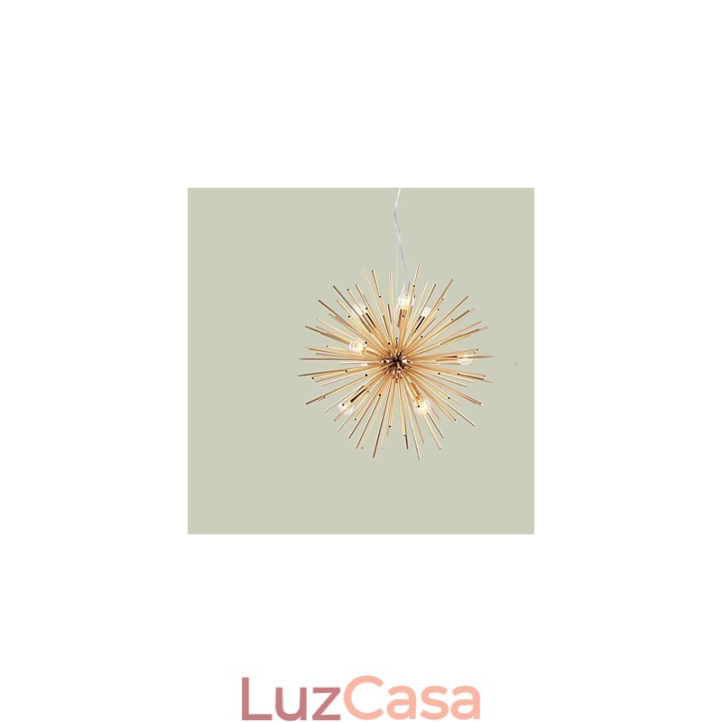 Retro Imitação Cobre Linha criativa 10 Luzes