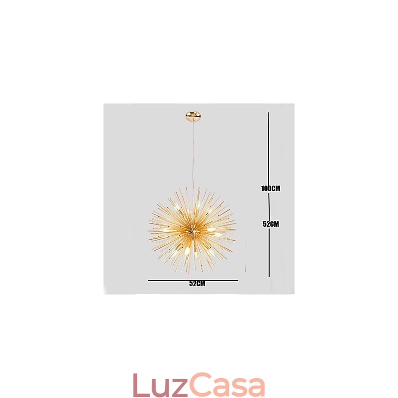 Retro Imitação Cobre Linha criativa 10 Luzes