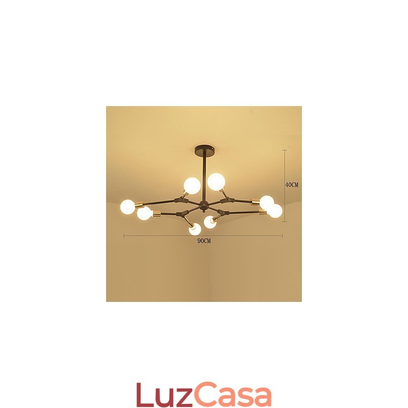 Luminária pendente tradicional clássica com pintura para estilo mini madeira bambu