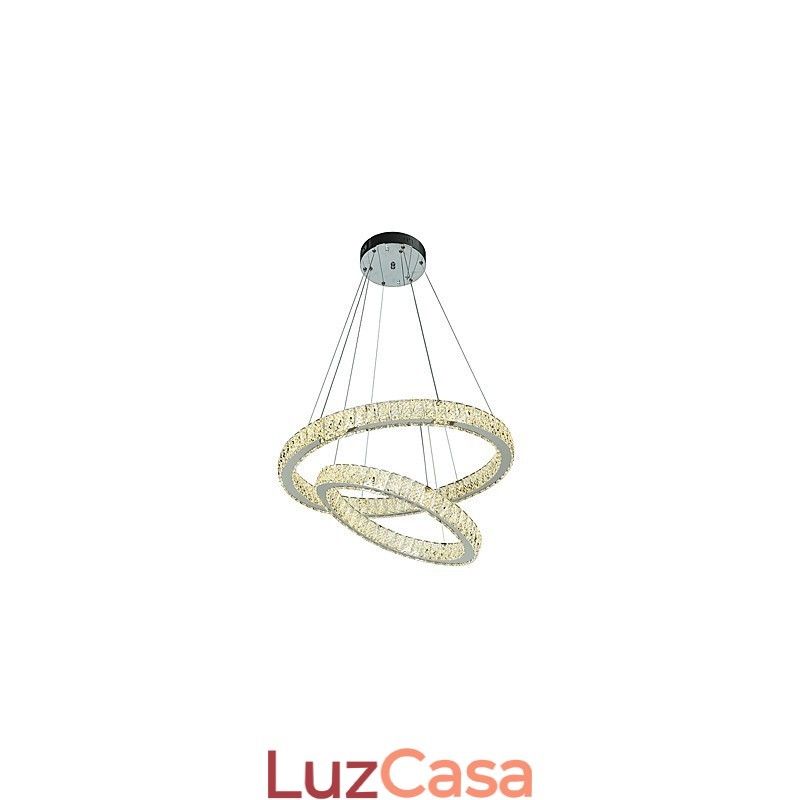 Lustre de cristal interno moderno, luminária pendente, luz de teto, lâmpada de iluminação regulável com controle remoto