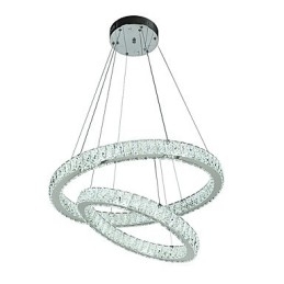 Lustre de cristal interno moderno, luminária pendente, luz de teto, lâmpada de iluminação regulável com controle remoto