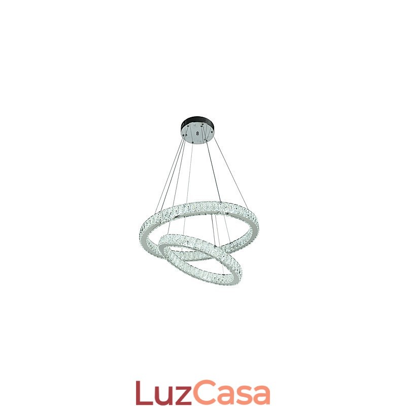 Lustre de cristal interno moderno, luminária pendente, luz de teto, lâmpada de iluminação regulável com controle remoto