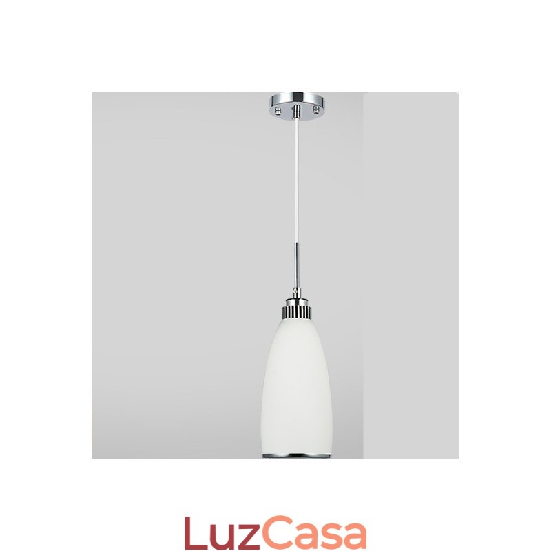 1 Luz Moderna Contemporânea Integrada Metal Pendente Luz