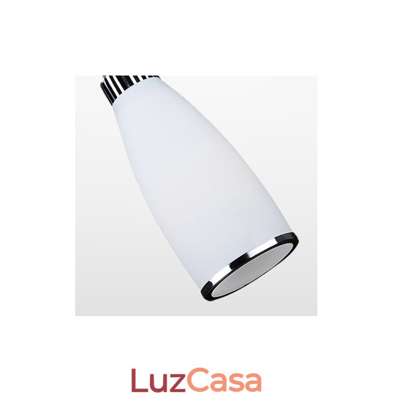 1 Luz Moderna Contemporânea Integrada Metal Pendente Luz