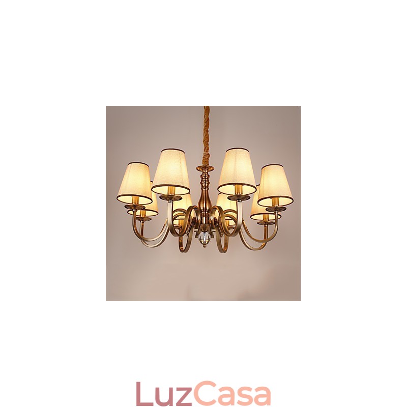 Lustre Moderno Contemporâneo Metal