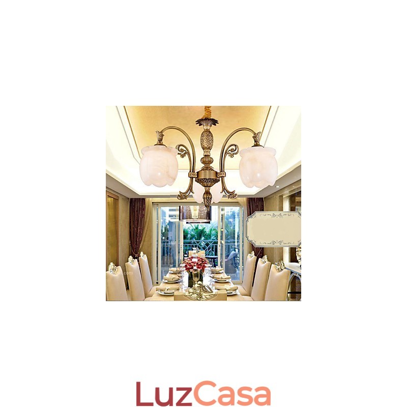 A luminária Copper Marble Lamp americana