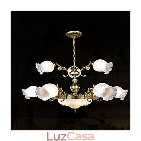 Lustre Tradicional Clássico Vintage Retro Metal Lustre Tradicional Clássico Vintage Retro Metal