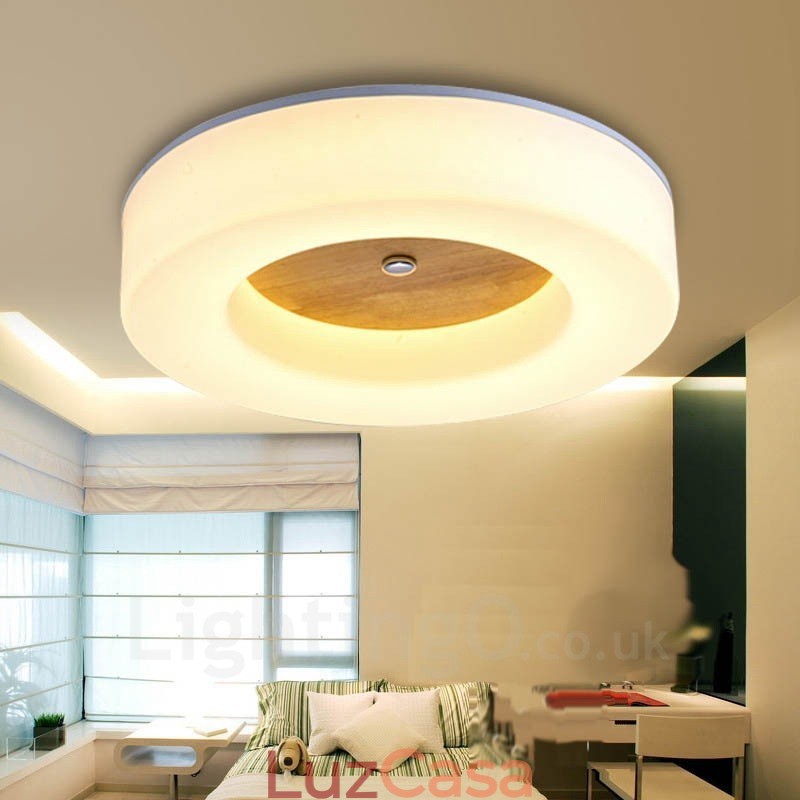 Luminárias de teto embutidas estilo nórdico contemporâneo moderno com cúpula de acrílico