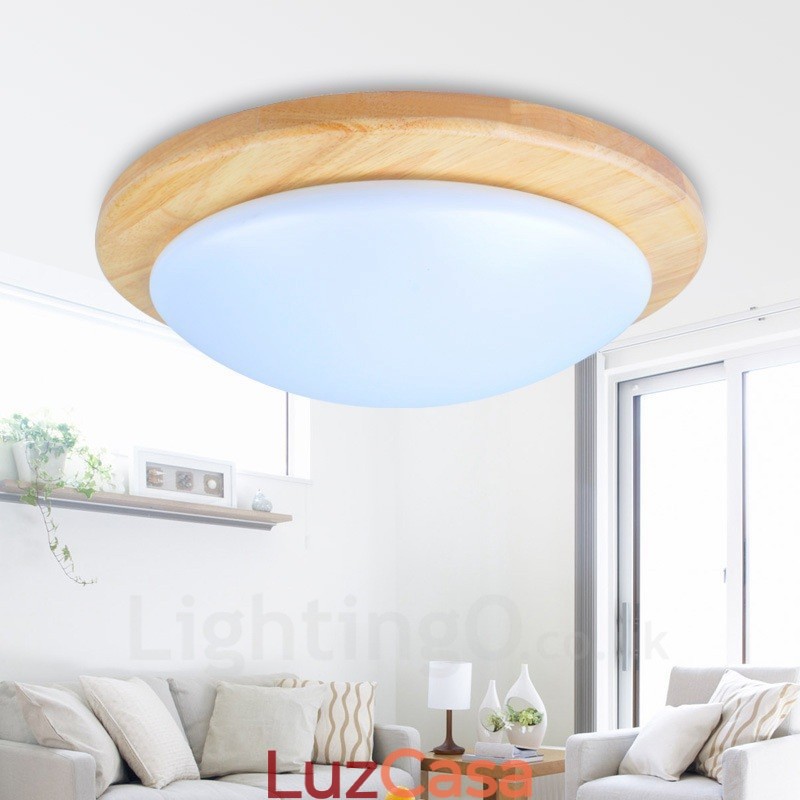 Luminárias de teto embutidas contemporâneas modernas com cúpula de acrílico