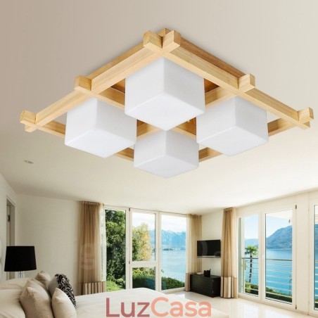 4 Luzes de teto embutidas estilo nórdico moderno e contemporâneo com cúpula de vidro 4 Luzes de teto embutidas estilo nórdico moderno e contemporâneo com cúpula de vidro