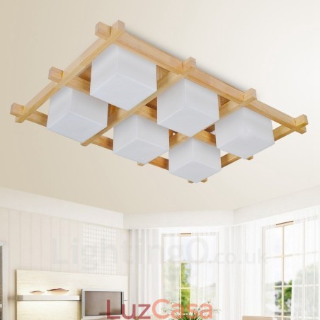 6 Luzes de teto embutidas estilo nórdico moderno e contemporâneo com cúpula de vidro 6 Luzes de teto embutidas estilo nórdico moderno e contemporâneo com cúpula de vidro
