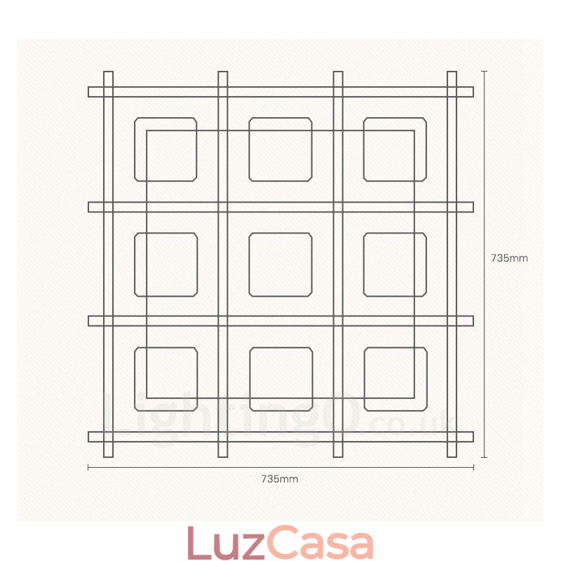 9 Luzes de teto embutidas estilo nórdico moderno e contemporâneo com cúpula de vidro