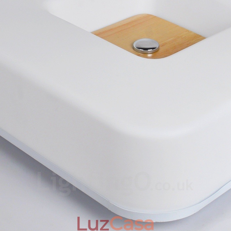 Luminárias de teto embutidas estilo nórdico contemporâneo moderno com cúpula de acrílico