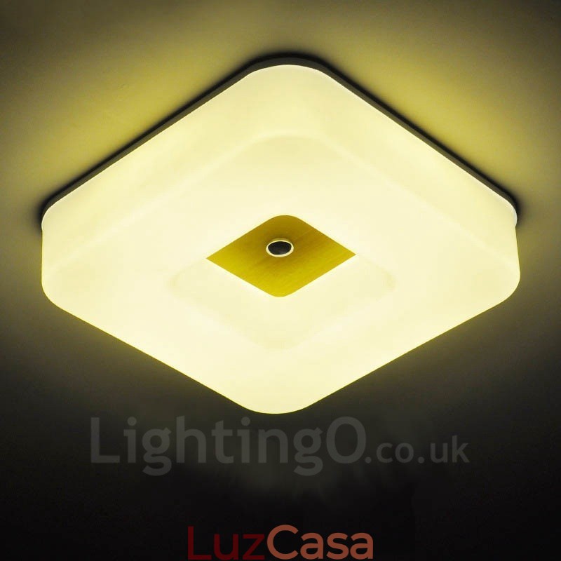 Luminárias de teto embutidas estilo nórdico contemporâneo moderno com cúpula de acrílico