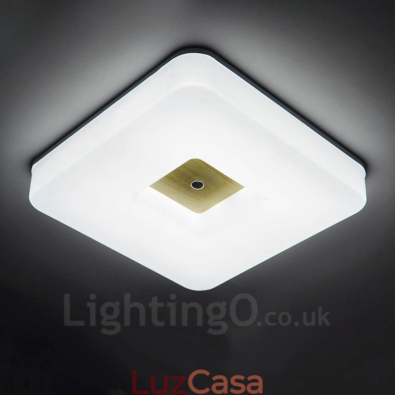 Luminárias de teto embutidas estilo nórdico contemporâneo moderno com cúpula de acrílico