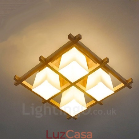 4 Luzes de teto embutidas contemporâneas modernas com cúpula de vidro 4 Luzes de teto embutidas contemporâneas modernas com cúpula de vidro