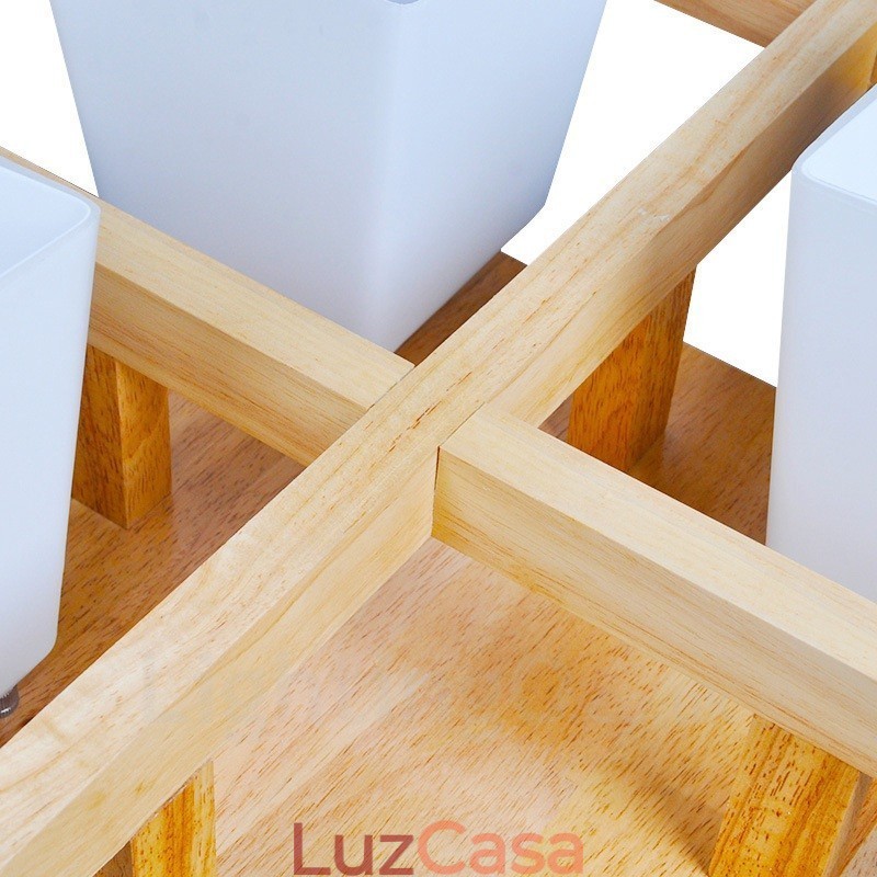 4 Luzes de teto embutidas contemporâneas modernas com cúpula de vidro