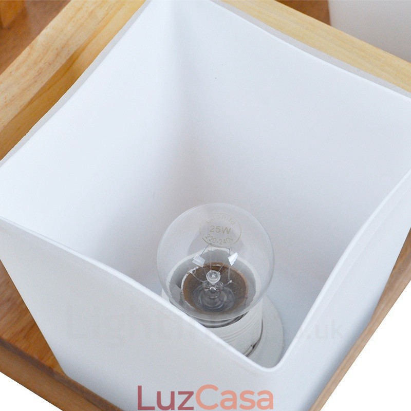 4 Luzes de teto embutidas contemporâneas modernas com cúpula de vidro