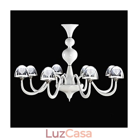 Pingente de cogumelo de cristal criativo minimalista moderno 8 Pingente de cogumelo de cristal criativo minimalista moderno 8