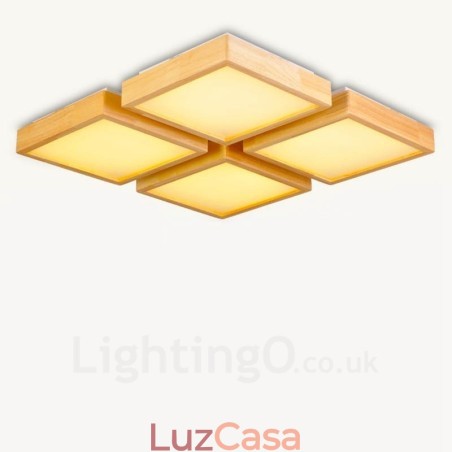 4 Luzes de teto embutidas estilo nórdico moderno contemporâneo com sombra de acrílico 4 Luzes de teto embutidas estilo nórdico moderno contemporâneo com sombra de acrílico