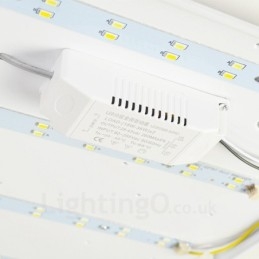 Luminárias de teto embutidas contemporâneas modernas com cúpula de acrílico