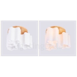 3 Luzes de teto embutidas contemporâneas modernas com cúpula de vidro