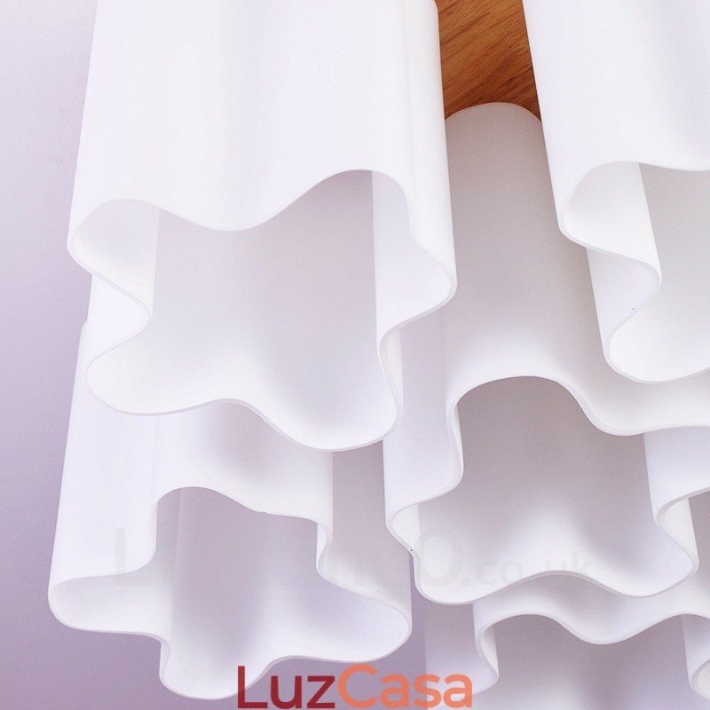6 Luzes de teto embutidas contemporâneas modernas com cúpula de vidro