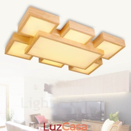 6Luzes de teto embutidas de estilo nórdico contemporâneo moderno com sombra de acrílico 6Luzes de teto embutidas de estilo nórdico contemporâneo moderno com sombra de acrílico