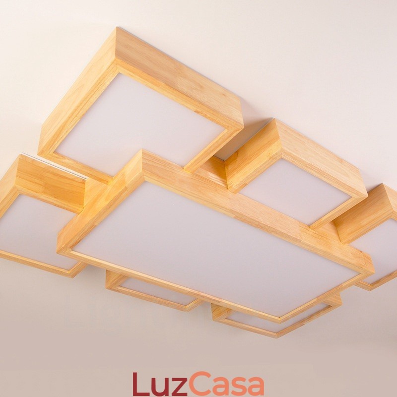 6Luzes de teto embutidas de estilo nórdico contemporâneo moderno com sombra de acrílico
