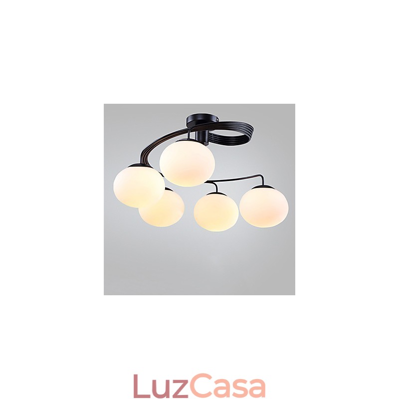 Luminárias pendentes modernas contemporâneas de metal